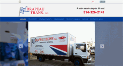 Desktop Screenshot of drapeautransports.com